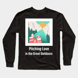 husband and wife camping Long Sleeve T-Shirt